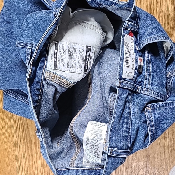 CARHARTT 36x32 STRAIGHT MEN'S CARPENTER 2018 DENIM FADED BLUE WIDE LEG JEANS - Picture 5 of 8